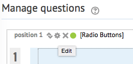 edit existing questions